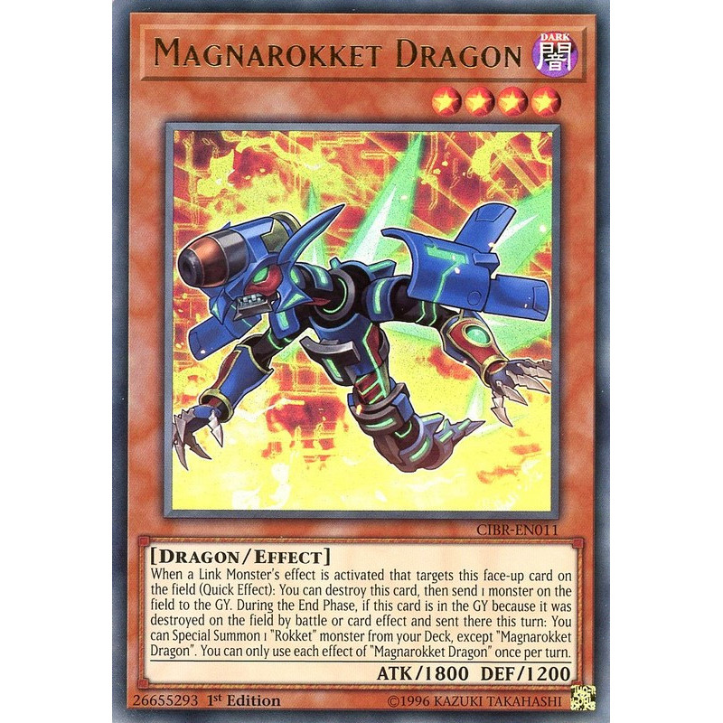 Yu-Gi-Oh TCG CIBR-EN011 UR Magnarokket Dragon Circuit Break