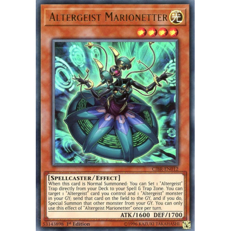 Yu-Gi-Oh TCG CIBR-EN012 UR Altergeist Marionetter Circuit Break