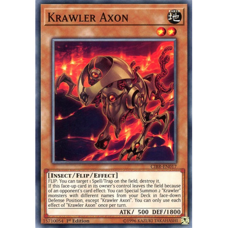 Yu-Gi-Oh TCG CIBR-EN017 C Krawler Axon Circuit Break