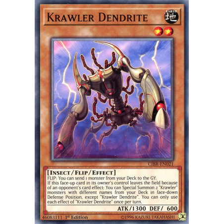 Yu-Gi-Oh TCG CIBR-EN021 C Krawler Dendrite Circuit Break