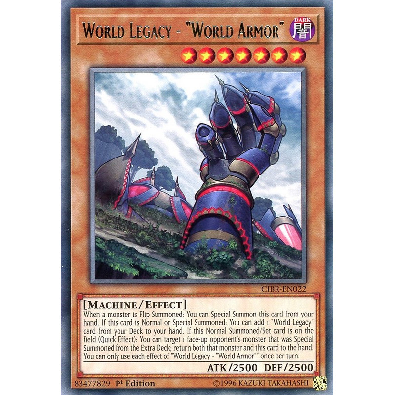 Yu-Gi-Oh TCG CIBR-EN022 R World Legacy - World Armor Circuit Break