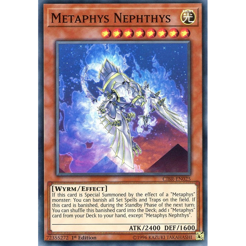 Yu-Gi-Oh TCG CIBR-EN025 SR Metaphys Nephthys Circuit Break
