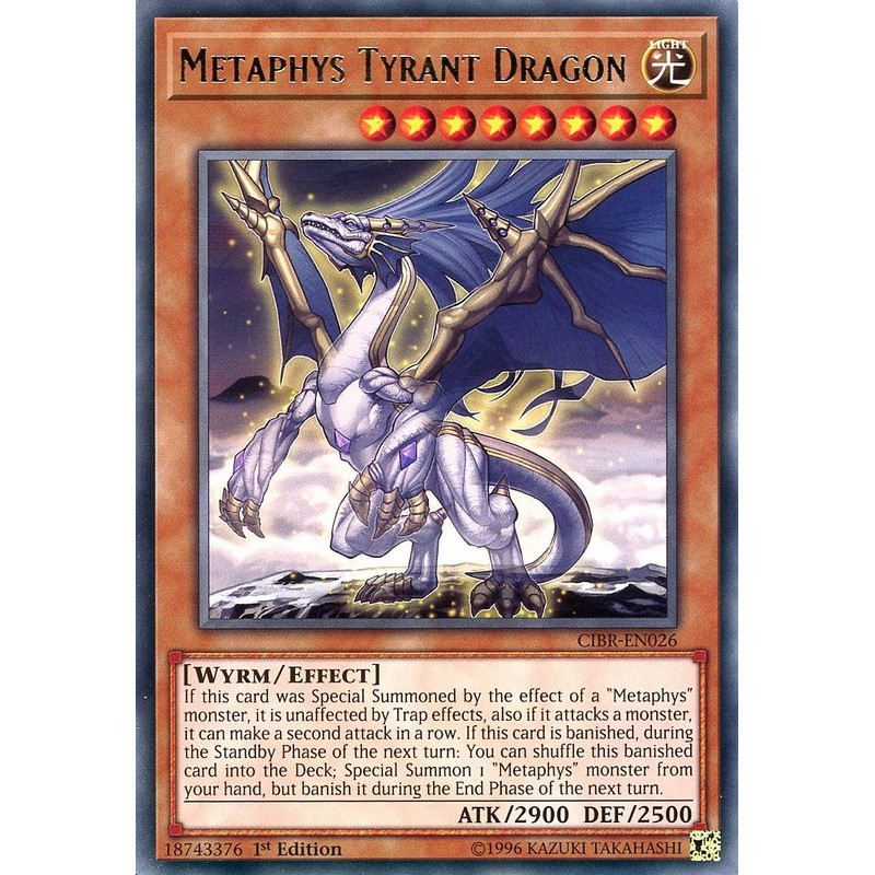 Yu-Gi-Oh TCG CIBR-EN026 R Metaphys Tyrant Dragon Circuit Break