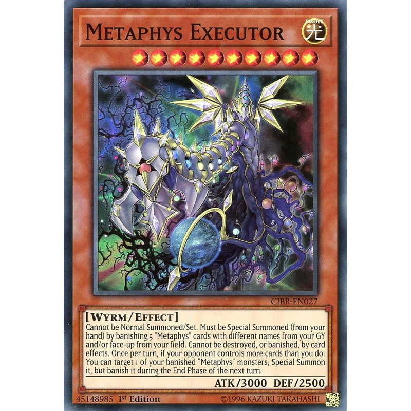 Yu-Gi-Oh TCG CIBR-EN027 SR Metaphys Executor Circuit Break