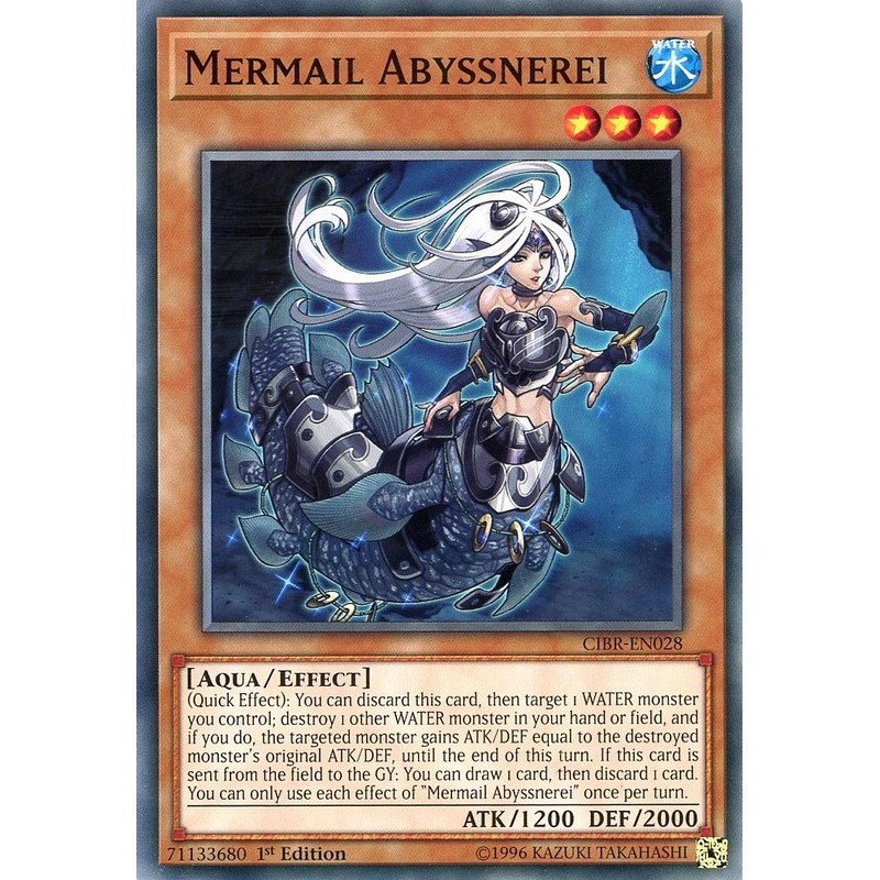 Yu-Gi-Oh TCG CIBR-EN028 C Mermail Abyssnerei Circuit Break