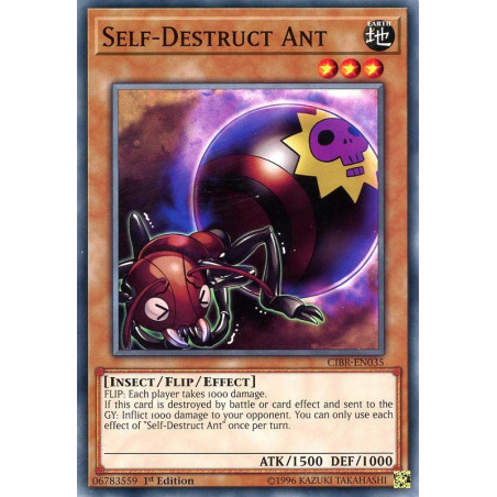 Yu-Gi-Oh TCG CIBR-EN035 C Self-Destruct Ant Circuit Break