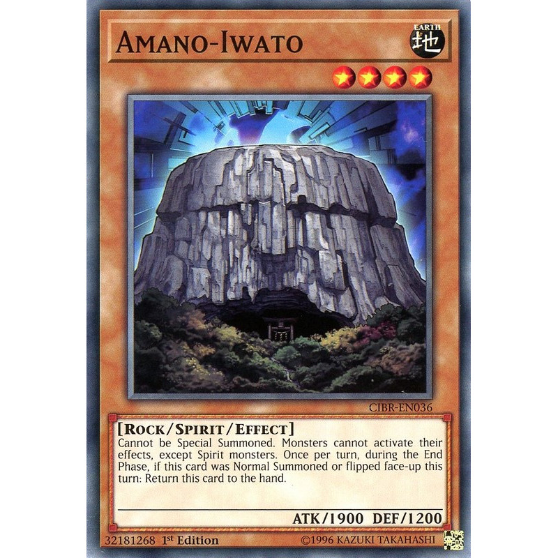 Yu-Gi-Oh TCG CIBR-EN036 C Amano-Iwato Circuit Break