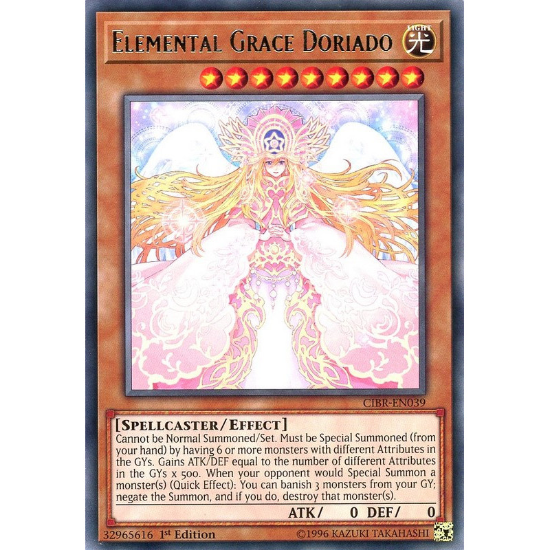 Yu-Gi-Oh TCG CIBR-EN039 R Elemental Grace Doriado Circuit Break