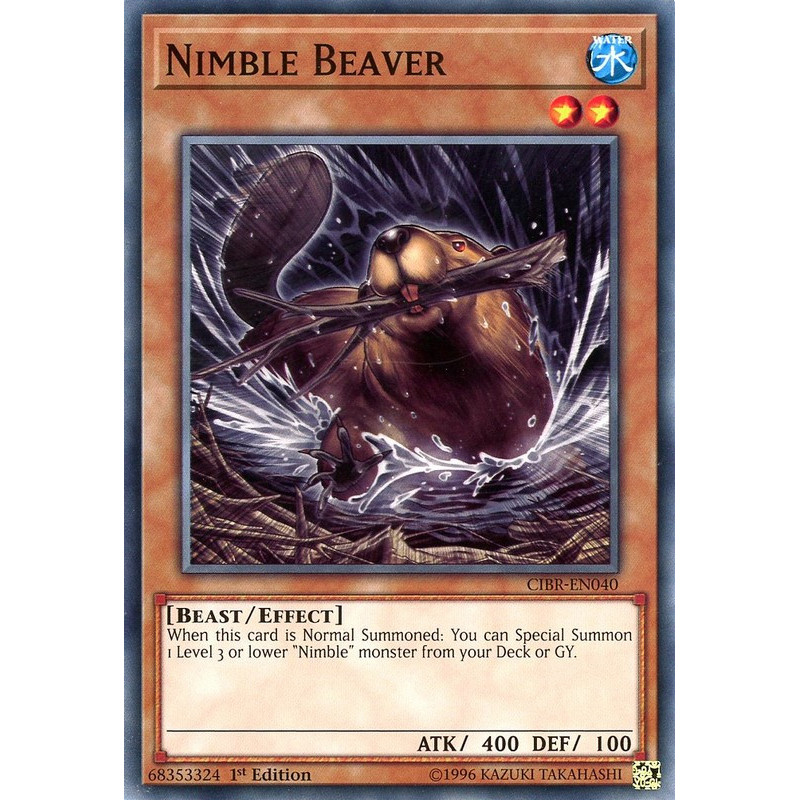Yu-Gi-Oh TCG CIBR-EN040 C Nimble Beaver Circuit Break