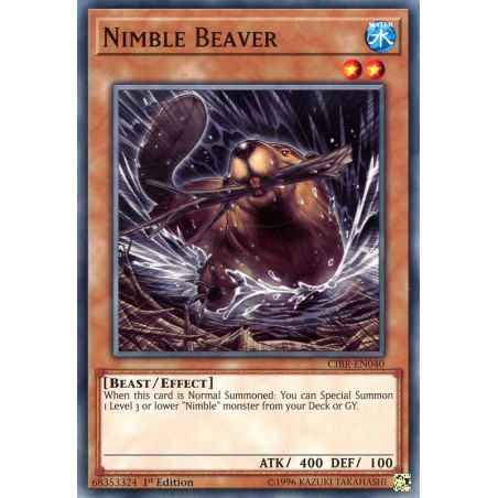 Yu-Gi-Oh TCG CIBR-EN040 C Nimble Beaver Circuit Break