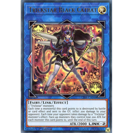 Yu-Gi-Oh TCG CIBR-EN044 UR Trickstar Black Catbat Circuit Break