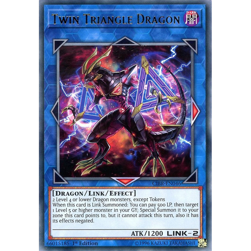 Yu-Gi-Oh TCG CIBR-EN046 R Twin Triangle Dragon Circuit Break