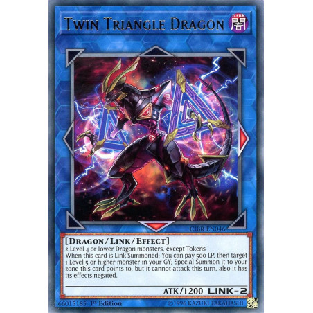 Yu-Gi-Oh TCG CIBR-EN046 R Twin Triangle Dragon Circuit Break