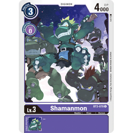Digimon_TCG_BT3-078_Shamanmon_Common_Union_Impact_Card_Game
