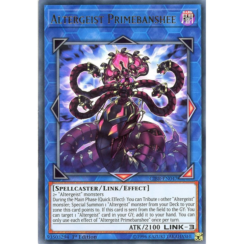 Yu-Gi-Oh TCG CIBR-EN047 UR Altergeist Primebanshee Circuit Break
