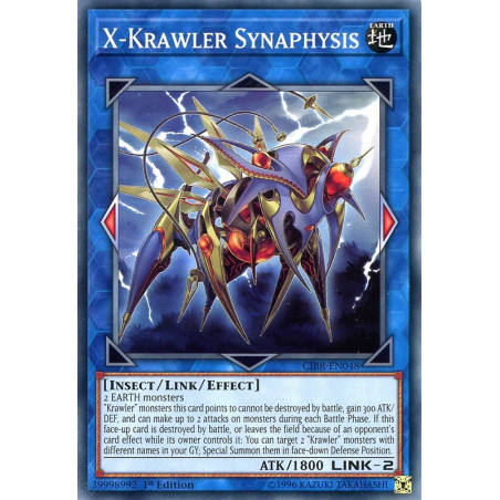 Yu-Gi-Oh TCG CIBR-EN048 C X-Krawler Synaphysis Circuit Break