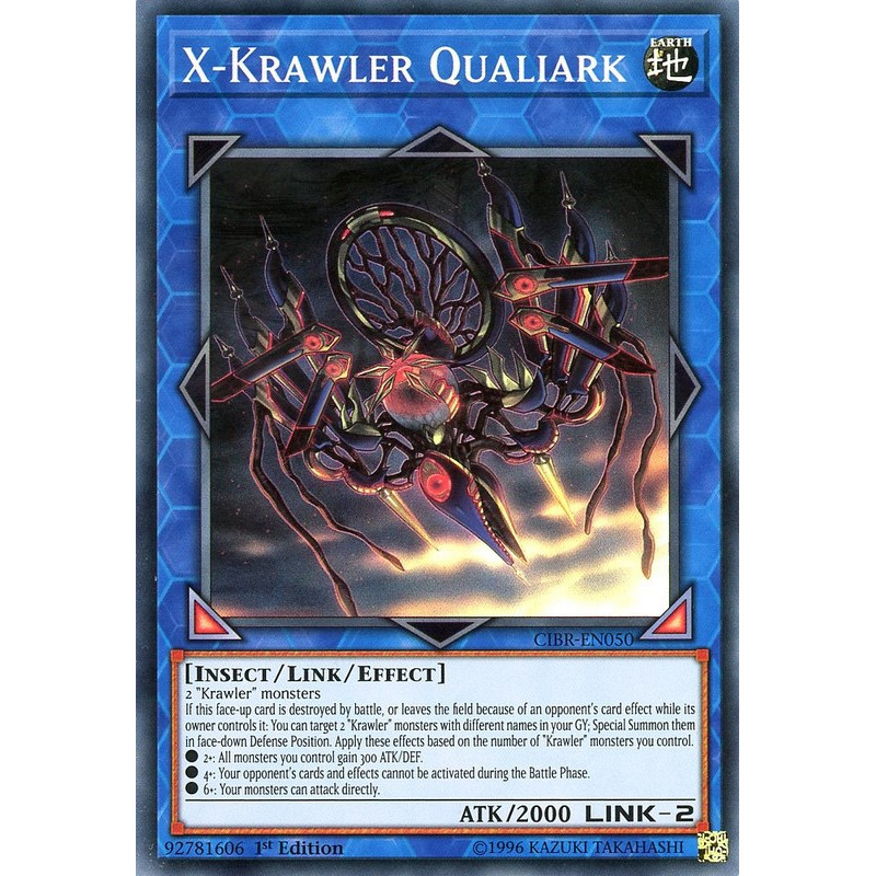 Yu-Gi-Oh TCG CIBR-EN050 SR X-Krawler Qualiark Circuit Break
