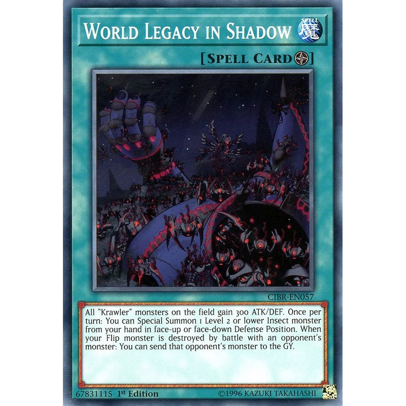 Yu-Gi-Oh TCG CIBR-EN057 C World Legacy in Shadow Circuit Break