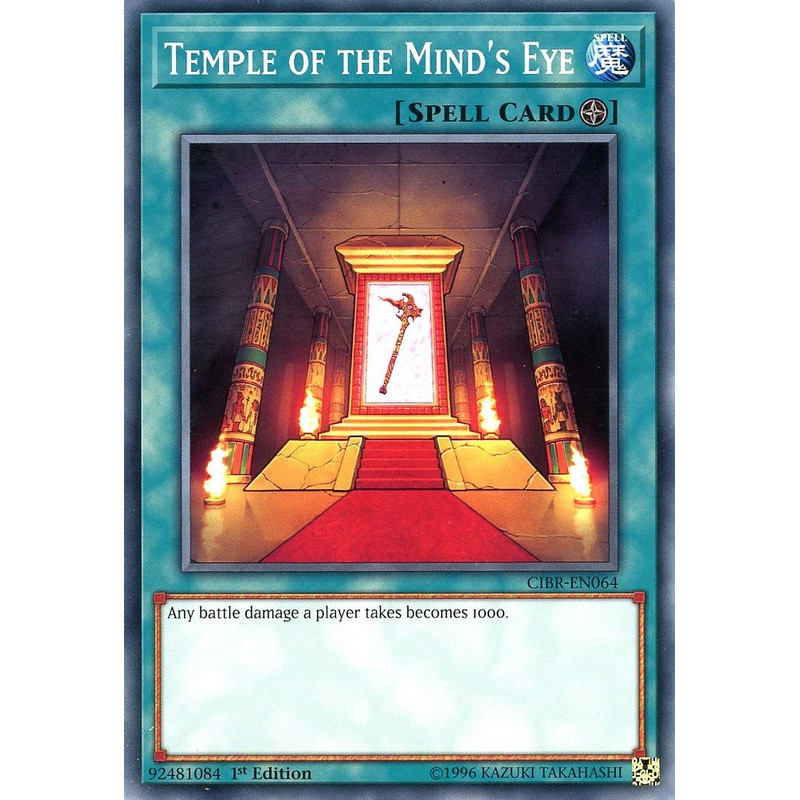 Yu-Gi-Oh TCG CIBR-EN064 C Temple of the Mind's Eye Circuit Break