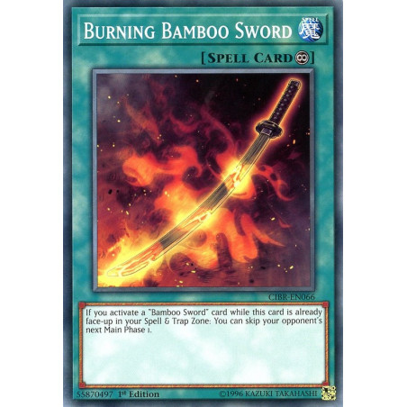 Yu-Gi-Oh TCG CIBR-EN066 C Burning Bamboo Sword Circuit Break