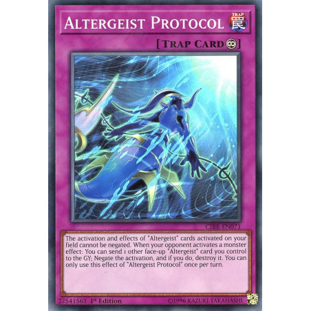 Yu-Gi-Oh TCG CIBR-EN071 SR Altergeist Protocol Circuit Break