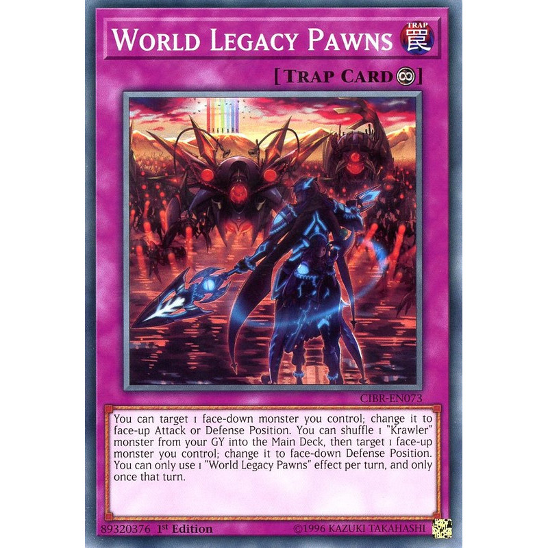 Yu-Gi-Oh TCG CIBR-EN073 C World Legacy Pawns Circuit Break