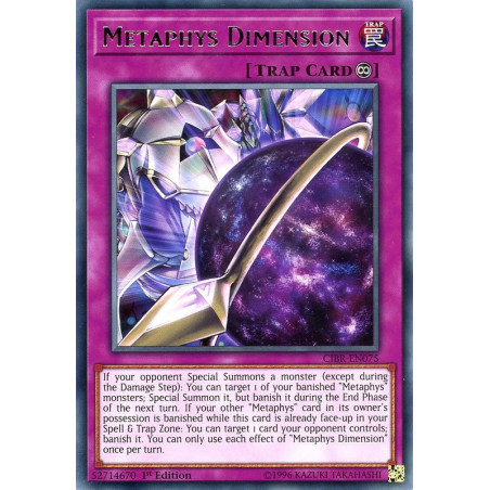 Yu-Gi-Oh TCG CIBR-EN075 R Metaphys Dimension Circuit Break
