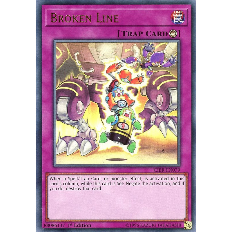 Yu-Gi-Oh TCG CIBR-EN079 UR Broken Line Circuit Break