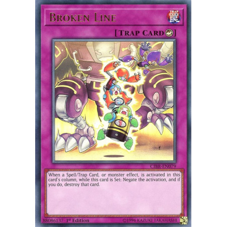 Yu-Gi-Oh TCG CIBR-EN079 UR Broken Line Circuit Break
