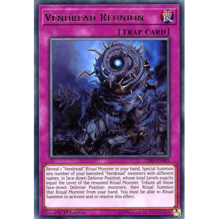 Yu-Gi-Oh TCG CIBR-EN085 R Vendread Reunion Circuit Break