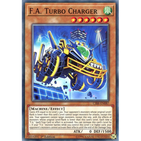 Yu-Gi-Oh TCG CIBR-EN087 C F.A. Turbo Charger Circuit Break