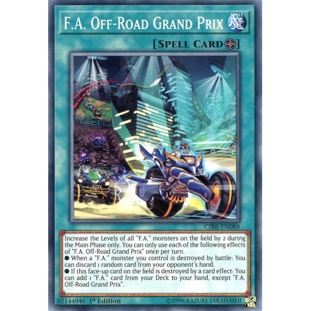 Yu-Gi-Oh TCG CIBR-EN088 C F.A. Off-Road Grand Prix Circuit Break