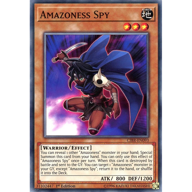 Yu-Gi-Oh TCG CIBR-EN093 C Amazoness Spy Circuit Break
