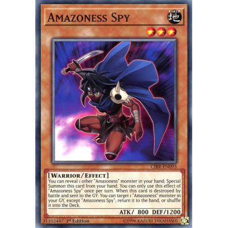 Yu-Gi-Oh TCG CIBR-EN093 C Amazoness Spy Circuit Break