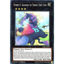 Yu-Gi-Oh TCG CIBR-EN097 SR Number 41: Bagooska the Terribly Tired Tapir Circuit Break