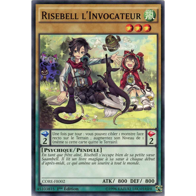 Yu-Gi-Oh TCG CORE-FR002 C Risebell l'Invocateur Choc des Rebellions