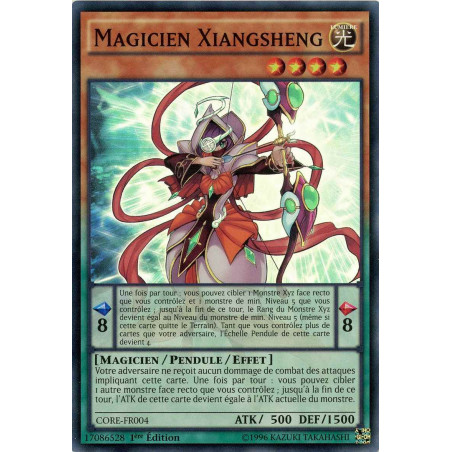 Yu-Gi-Oh TCG CORE-FR004 SR Magicien Xiangsheng Choc des Rebellions