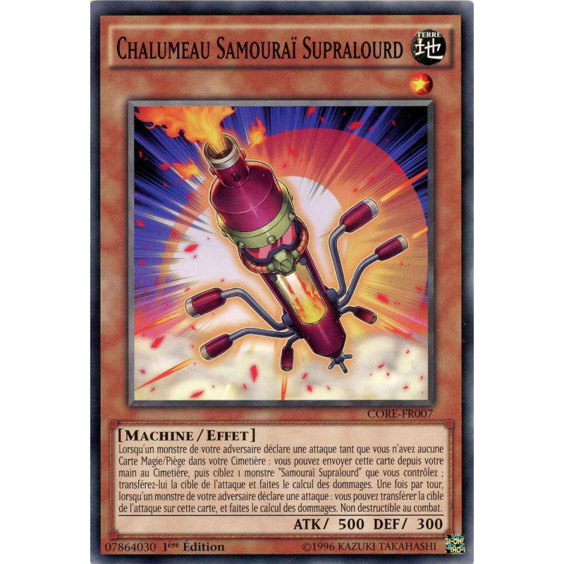 Yu-Gi-Oh TCG CORE-FR007 C Chalumeau Samouraï Supralourd Choc des Rebellions
