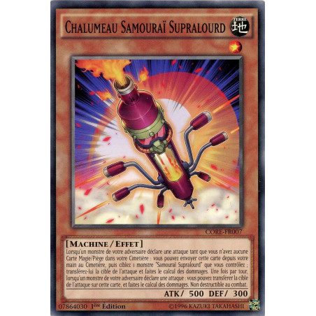 Yu-Gi-Oh TCG CORE-FR007 C Chalumeau Samouraï Supralourd Choc des Rebellions