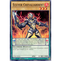 Yu-Gi-Oh TCG CORE-FR026 C Écuyer Chevaliardent Choc des Rebellions