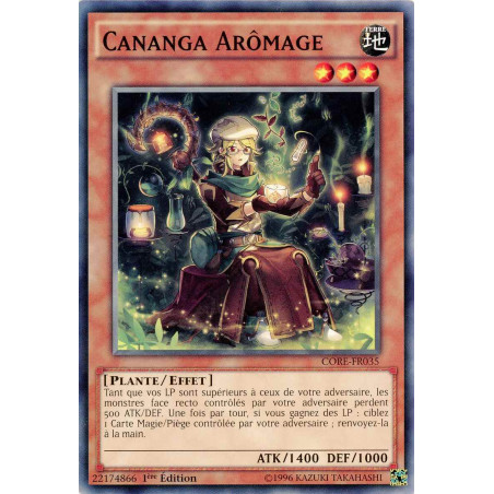Yu-Gi-Oh TCG CORE-FR035 C Cananga Arômage Choc des Rebellions