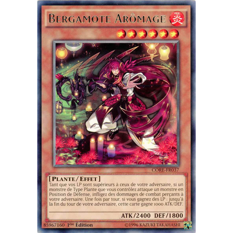 Yu-Gi-Oh TCG CORE-FR037 R Bergamote Arômage Choc des Rebellions