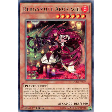 Yu-Gi-Oh TCG CORE-FR037 R Bergamote Arômage Choc des Rebellions