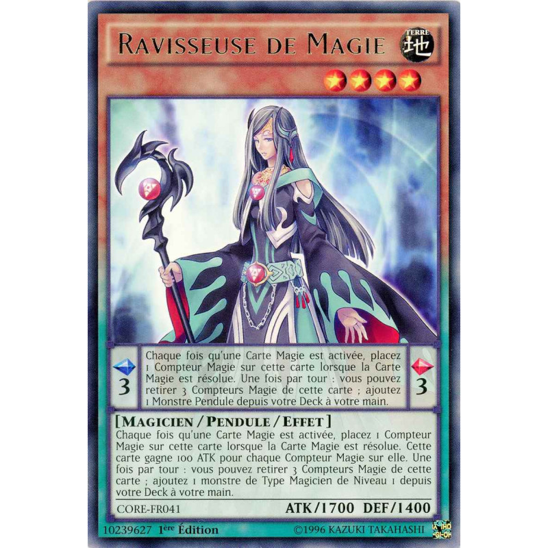 Yu-Gi-Oh TCG CORE-FR041 R Ravisseuse de Magie Choc des Rebellions