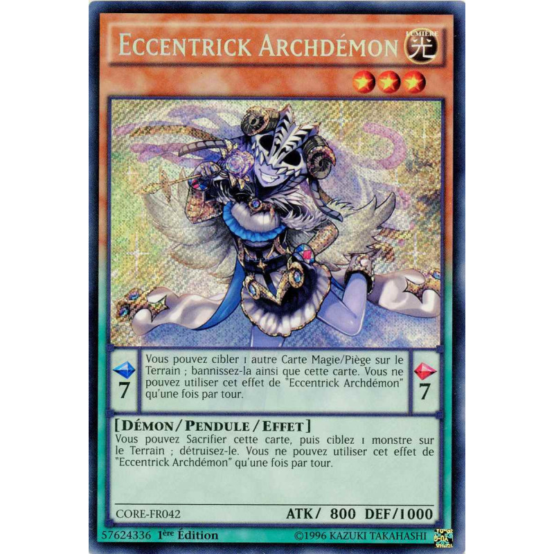 Yu-Gi-Oh TCG CORE-FR042 SE Eccentrick Archdémon Choc des Rebellions