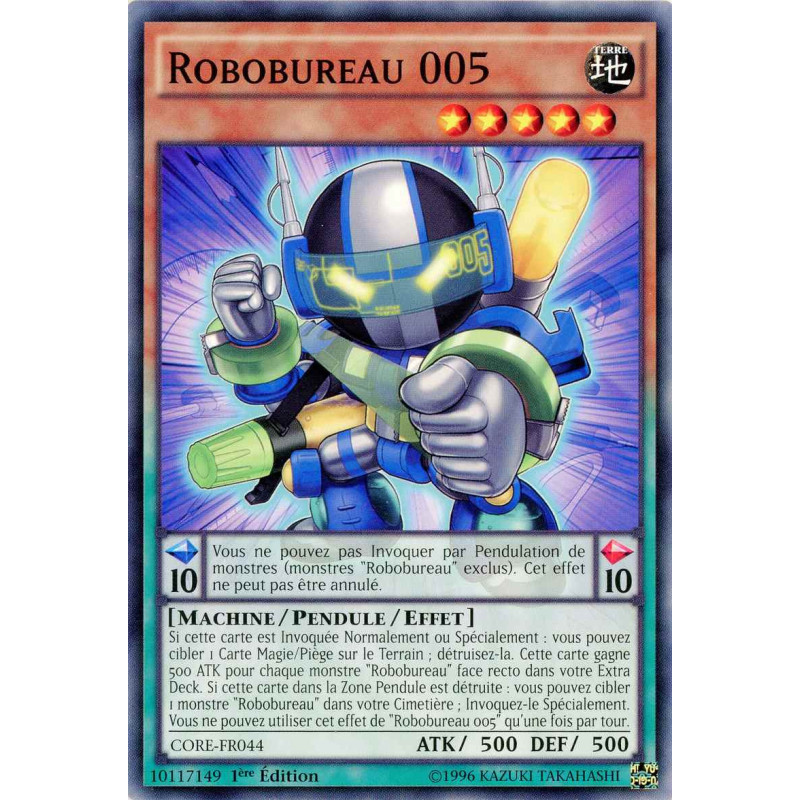 Yu-Gi-Oh TCG CORE-FR044 C Robobureau 005 Choc des Rebellions