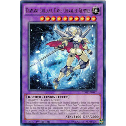 Yu-Gi-Oh TCG CORE-FR047 UR Diamant Brillant, Dame Chevalier-Gemmes Choc des Rebellions