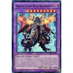 Yu-Gi-Oh TCG CORE-FR048 UR Dragon Crâne Noir Archdémon Choc des Rebellions