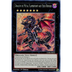 Yu-Gi-Oh TCG CORE-FR054 SE Dragon de Métal Flamboyant aux Yeux Rouges Choc des Rebellions