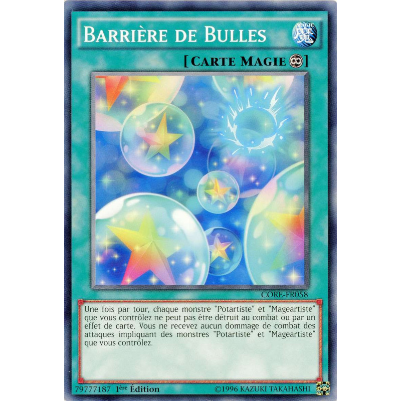 Yu-Gi-Oh TCG CORE-FR058 C Barrière de Bulles Choc des Rebellions